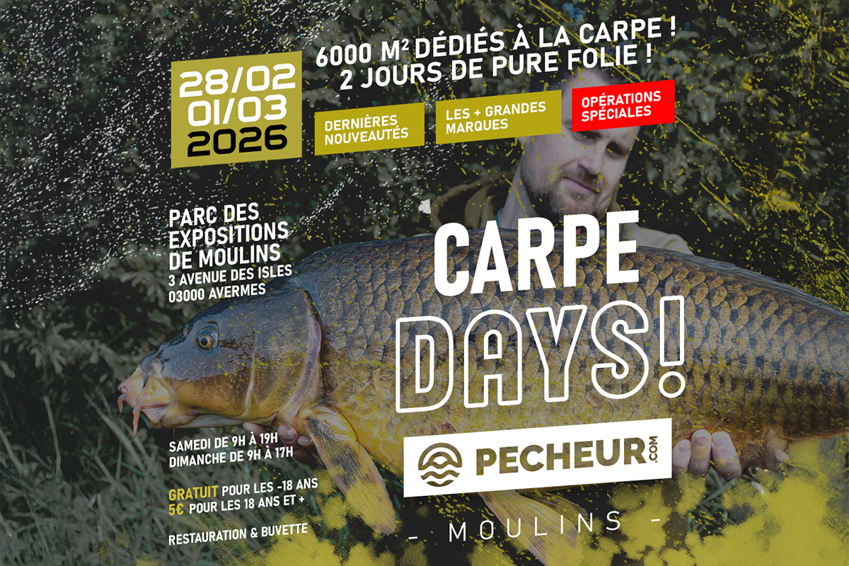 Le salon des Carpe Days, le rendez-vous des carpistes