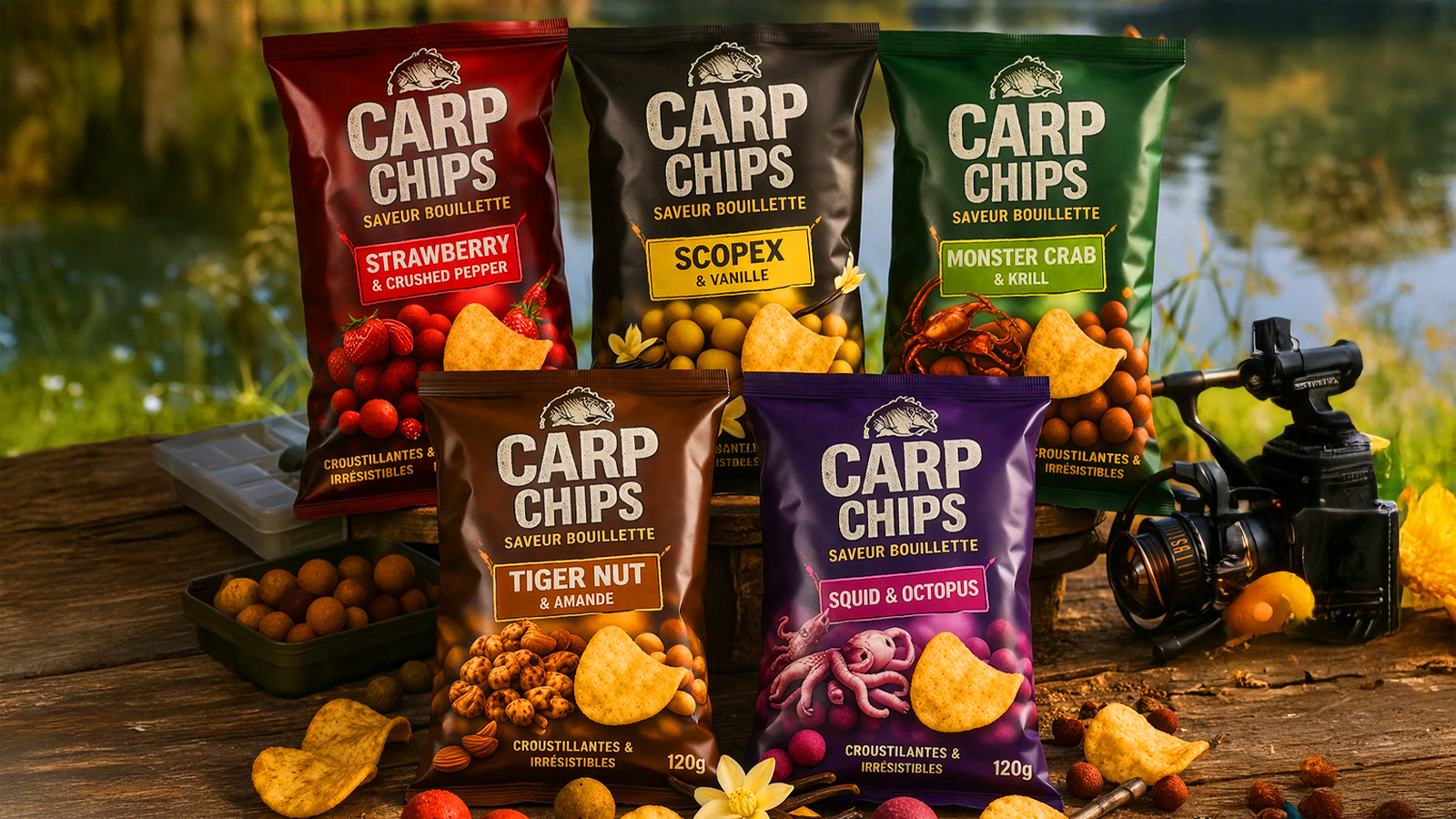 Carp Chips : et si vos bouillettes devenaient votre snack de session ?