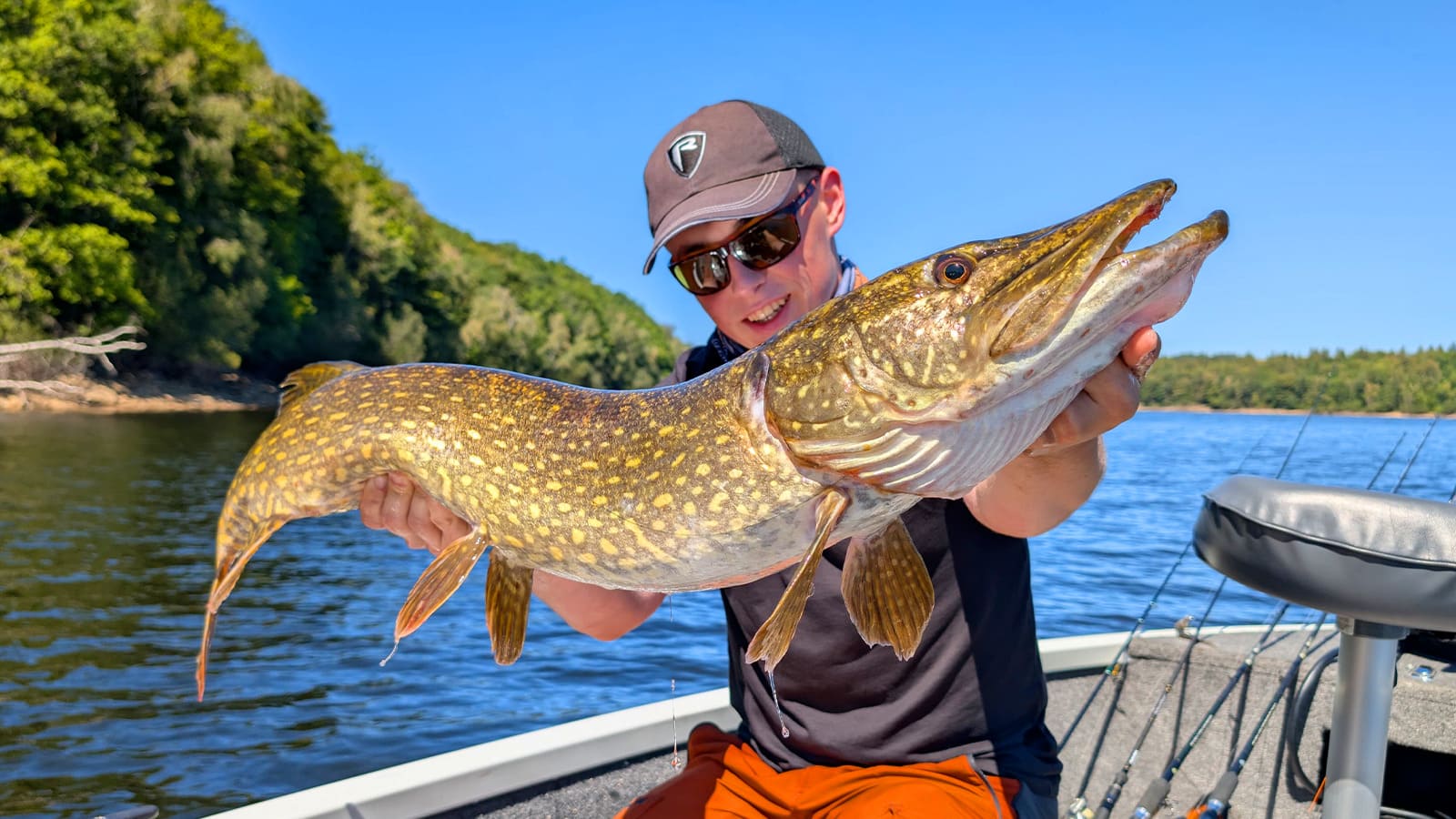Brochet d’automne : pêcher au bon étage pour les gros